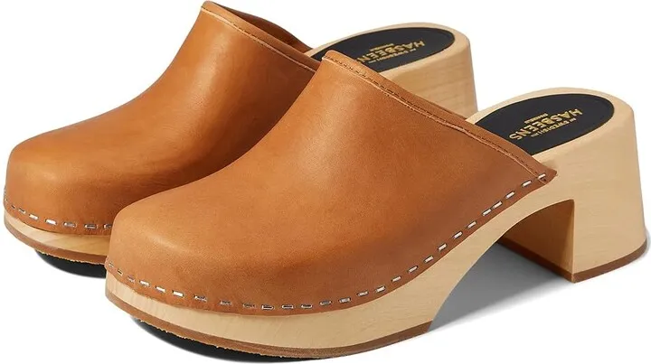 Swedish Hasbeens Nature Clog (Nature) Women's Shoes