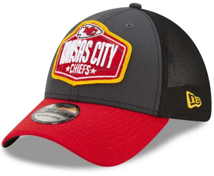 New Era Kansas City Chiefs 2021 Draft 39THIRTY Cap