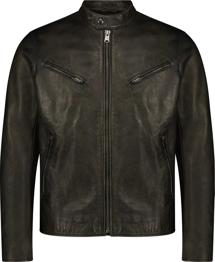 Bonneville Washed Leather Jacket