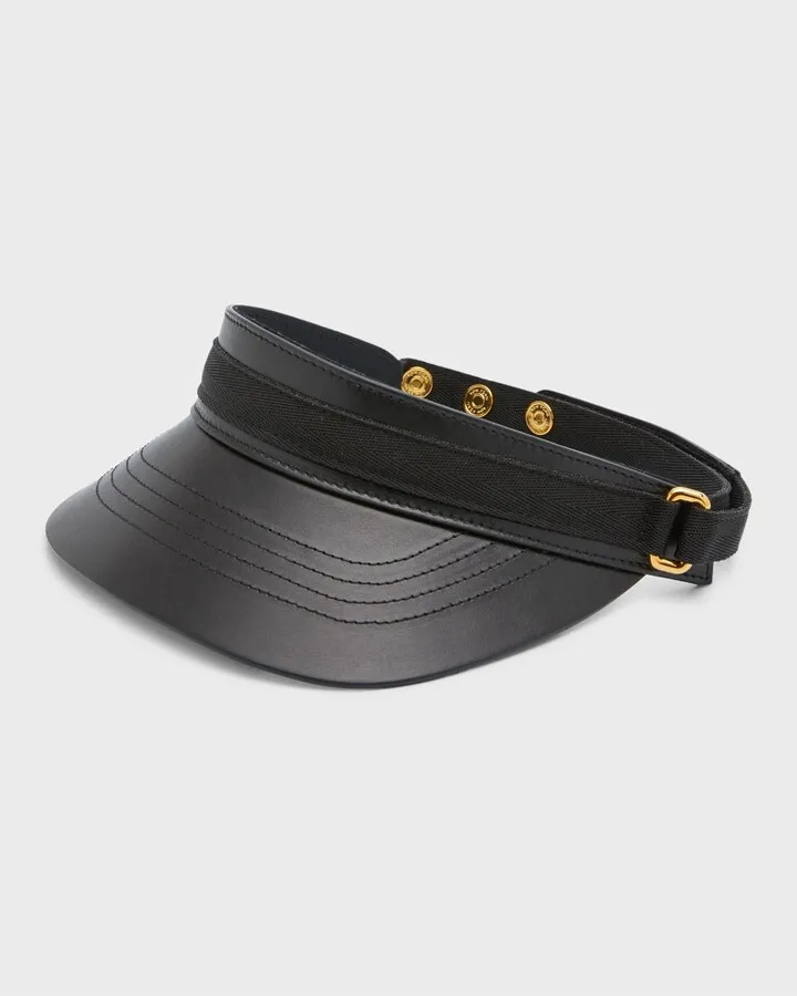 Men's Leather Visor
