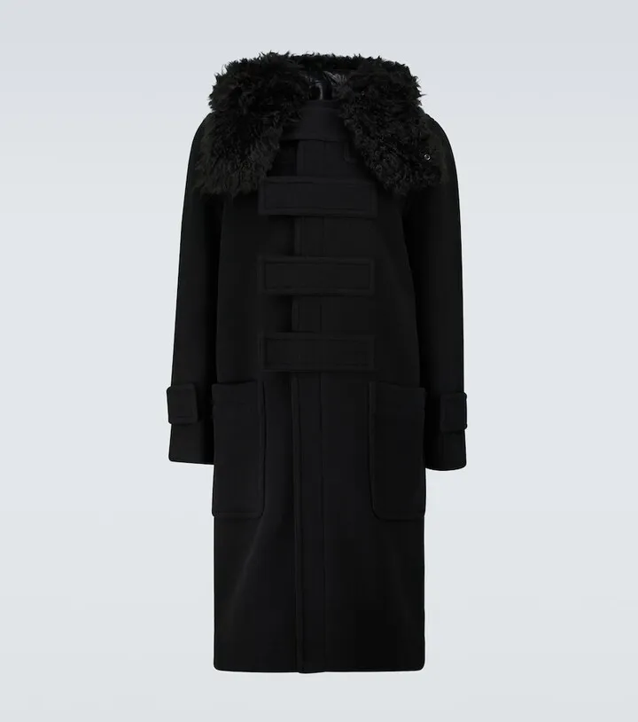 Wool-blend coat