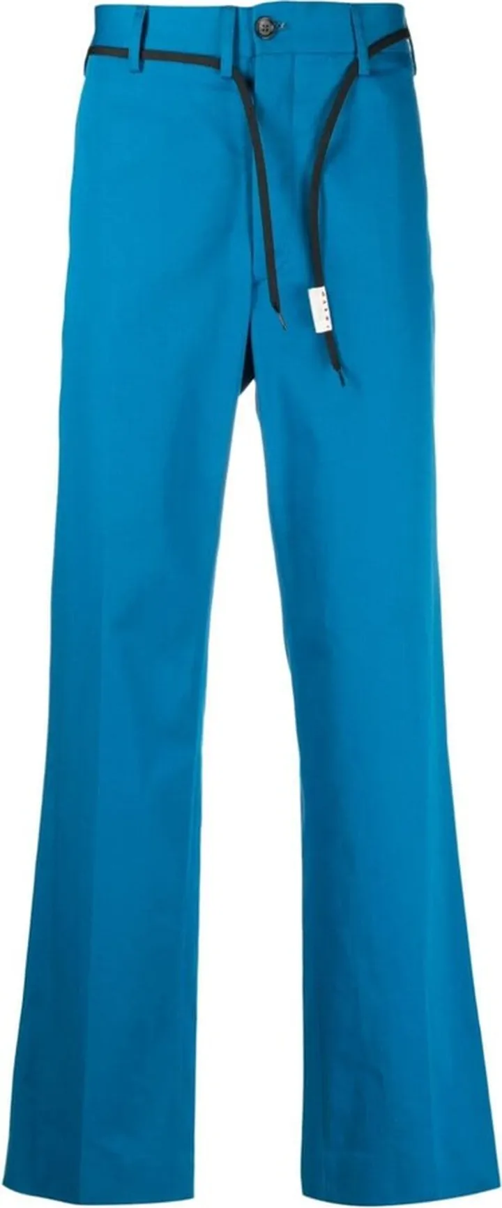 Belted Straight-Leg Trousers