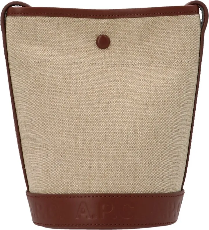A.P.C. Logo Debossed Bucket Shoulder Bag