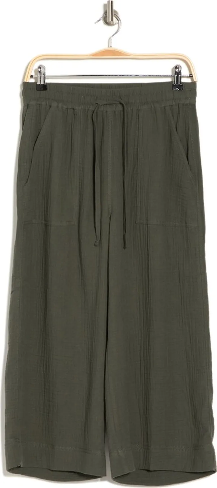 Dennie Double Face Gauze Crop Pants