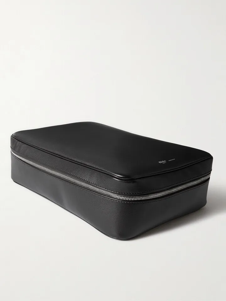 Medium Full-Grain Leather Clothing Pouch