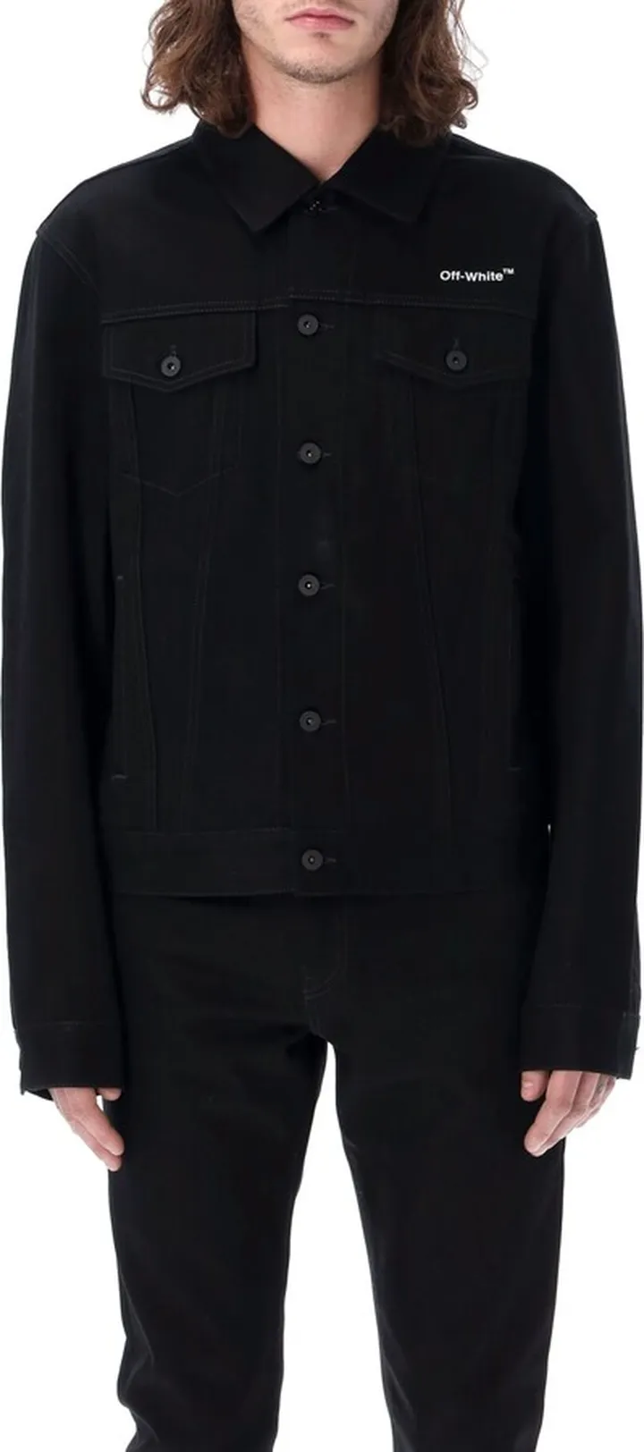Diag Tab Slim Denim Jacket