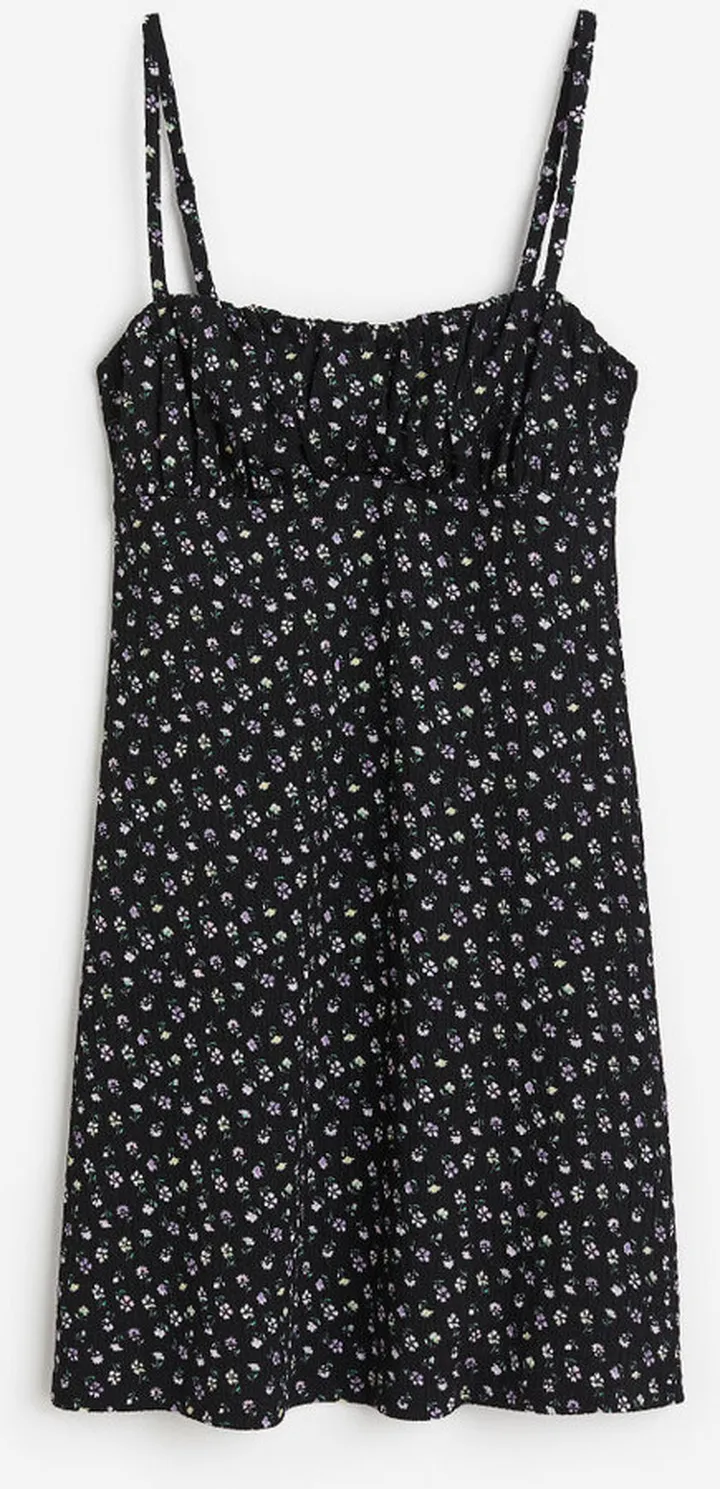 Crinkled Jersey Dress
