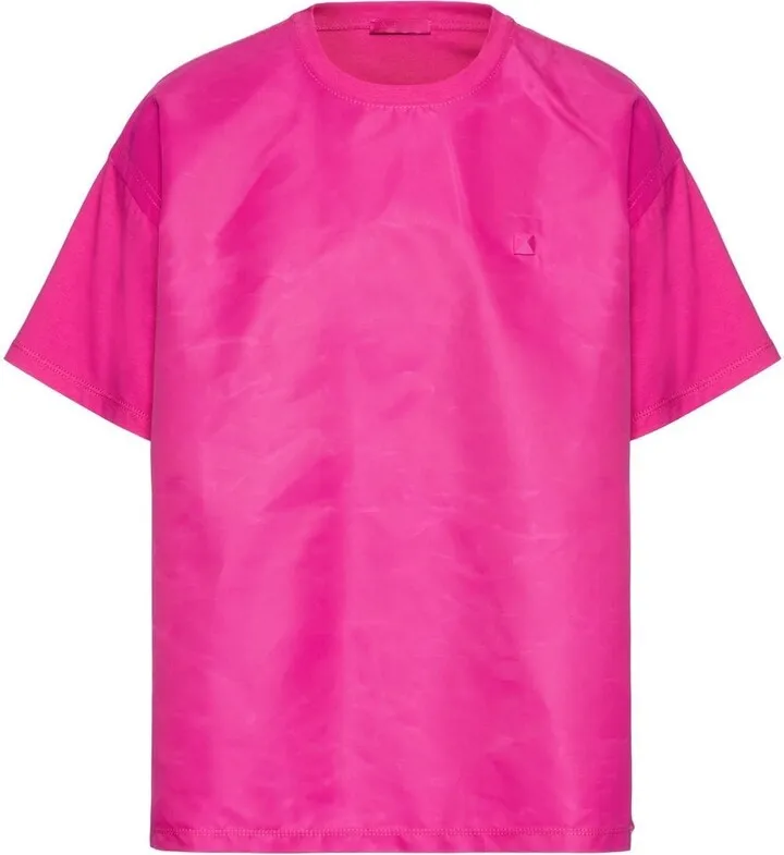 Rockstud panelled T-shirt