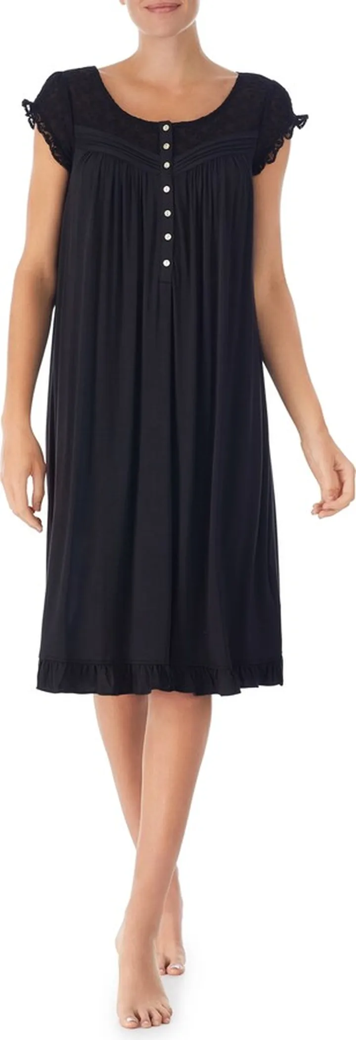 Waltz Cap Sleeve Jersey Nightgown