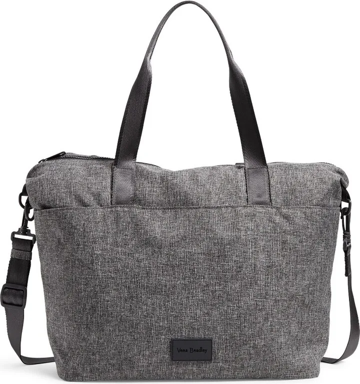 Vera Bradley Women's Recycled Tote Bag Gray Heather