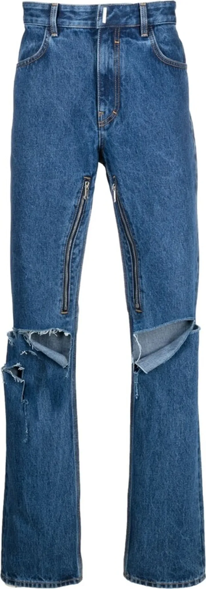 GIVENCHY- Ripped Denim Jeans