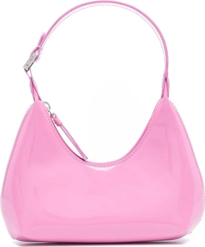 Baby Amber patent leather shoulder bag