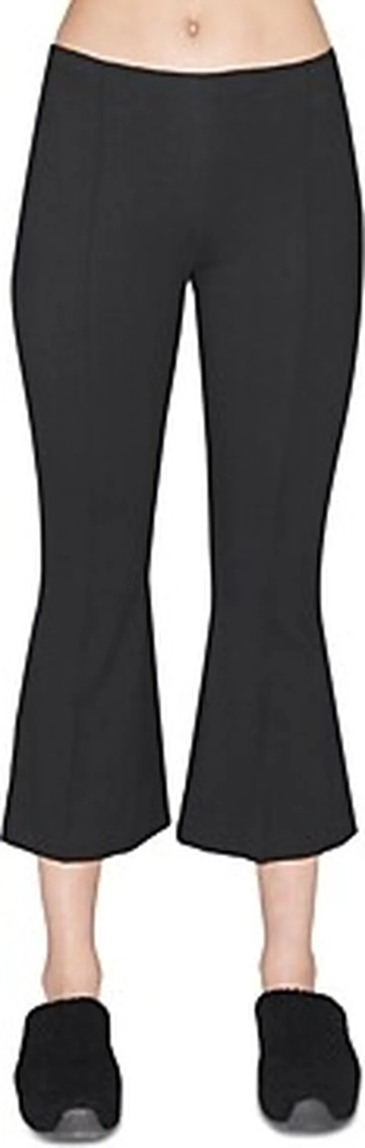 Rosetta Getty Cropped Flare Leg Pants