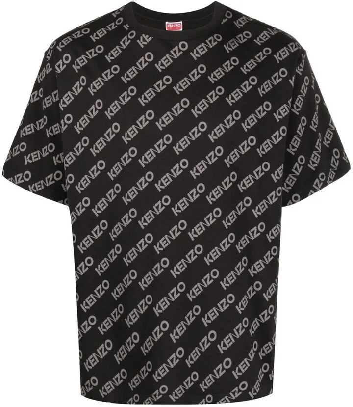 logo-print cotton T-shirt