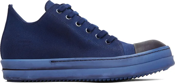Rick Owens DRKSHDW Indigo Low Sneakers