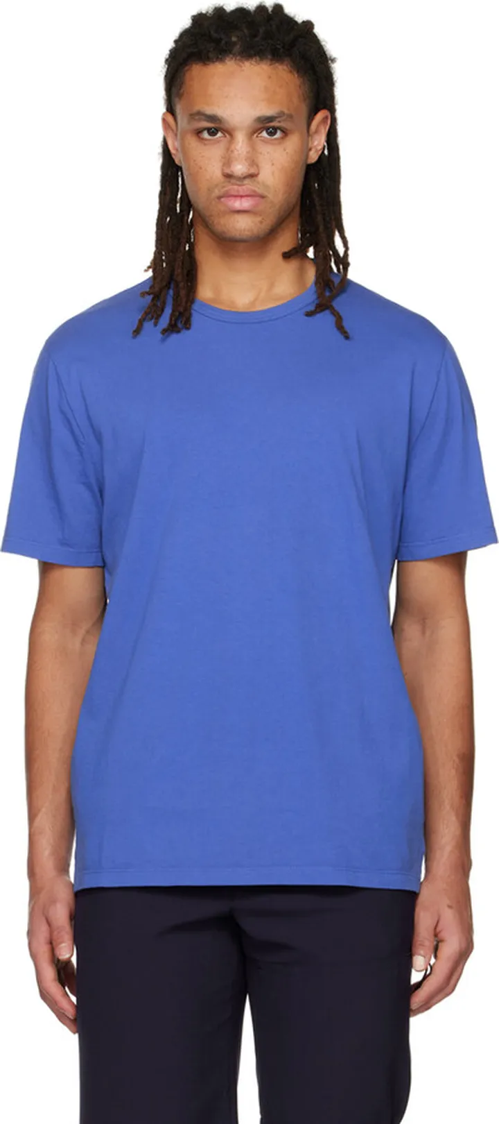 Vince Blue Garment Dye T-Shirt