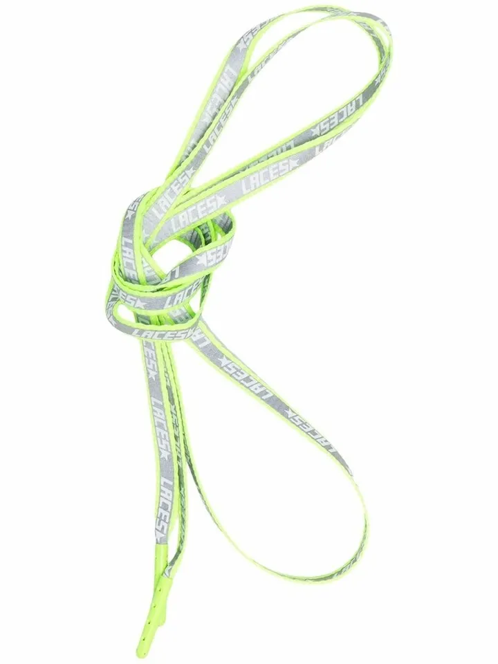 130cm Grosgrain Logo-Print Laces