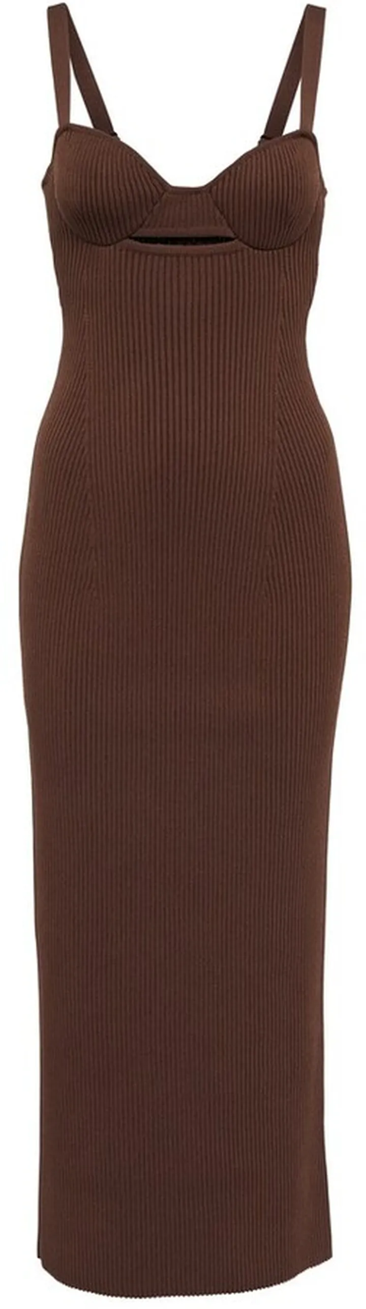 Ribbed midi dress