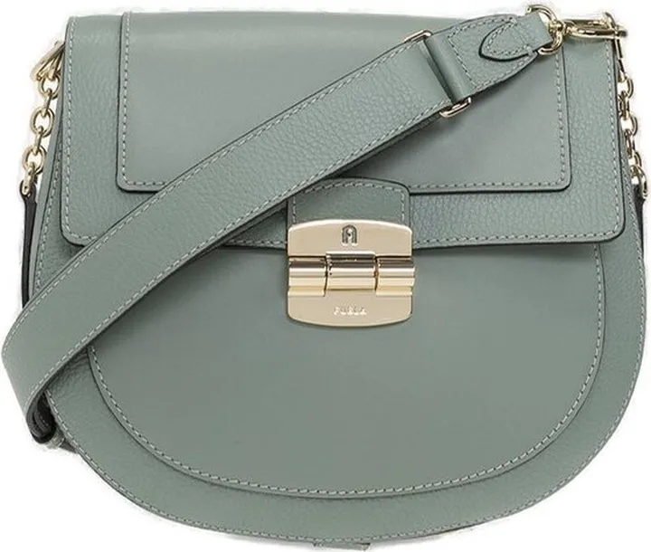 Furla Club Logo Detailed Crossbody Bag