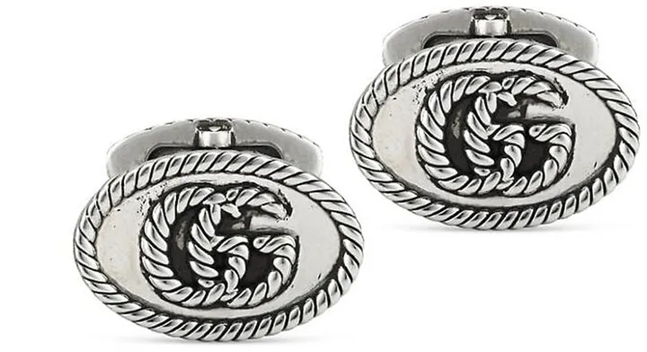 GG Marmont Sterling Silver Cufflinks