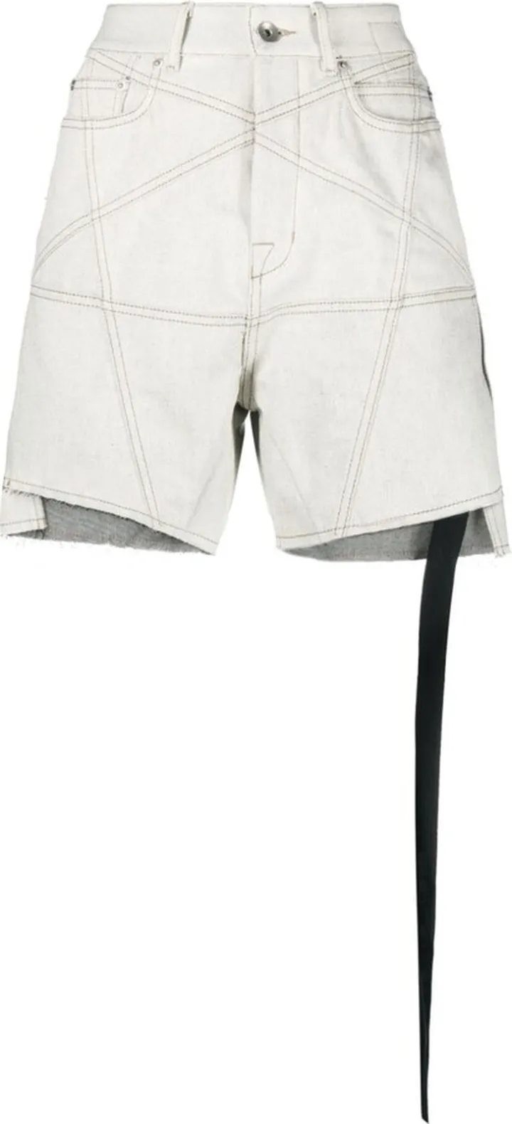 Mid-Rise Denim Shorts