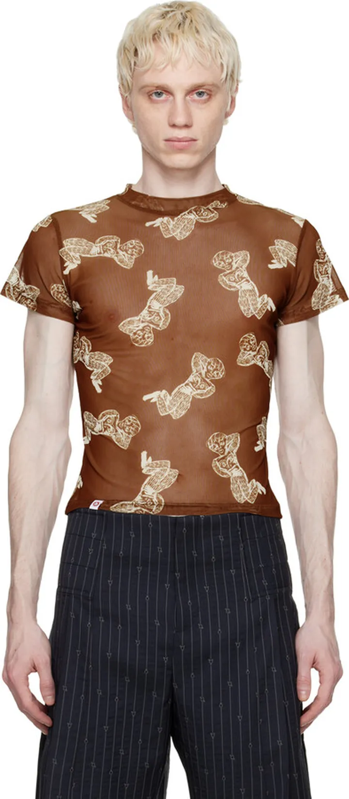 Charles Jeffrey Loverboy Brown Baby T-Shirt