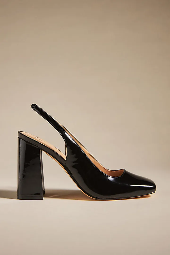 Marc Fisher Onna Slingback Heels Black