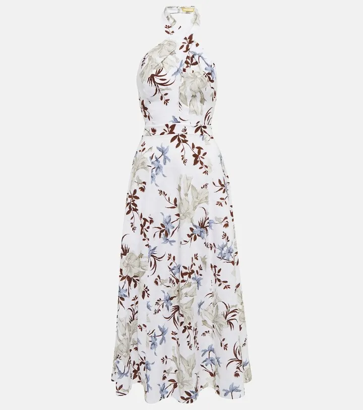 Helena tiered cotton shirt dress