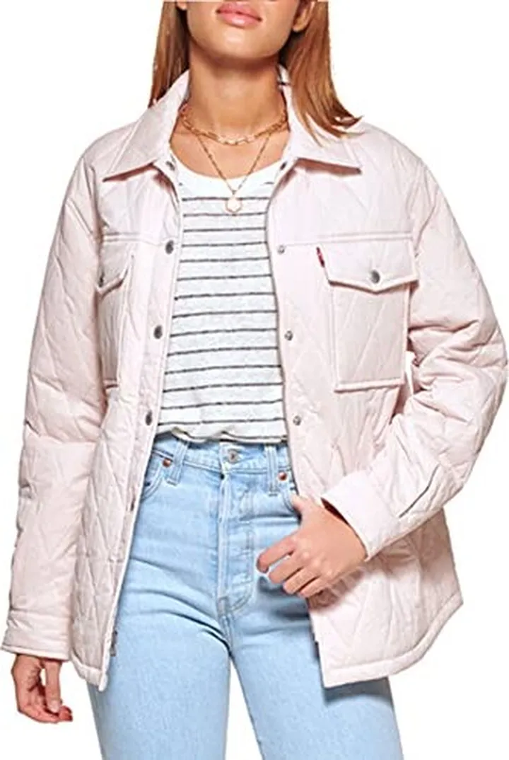 Levi's Women's Diamond Quilted Shirt Jacket