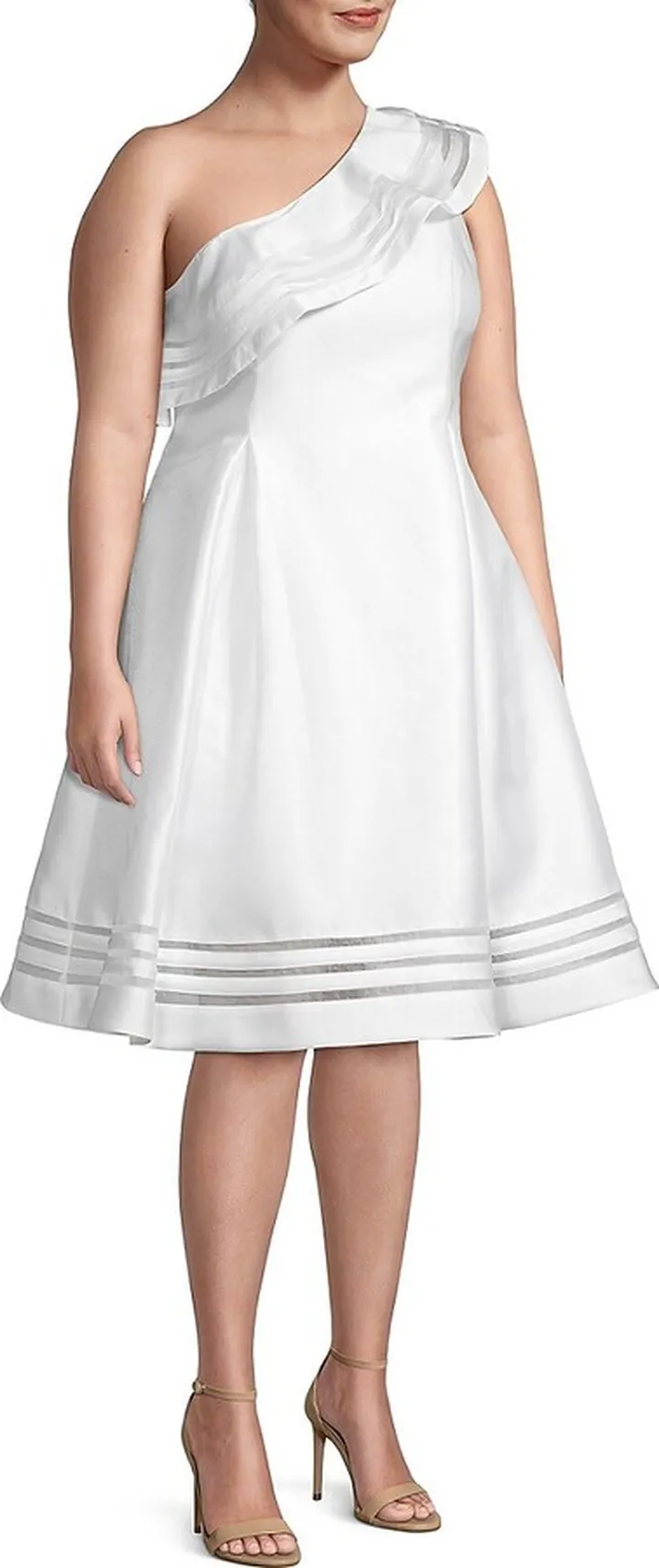 Mikado Organza A-Line Dress