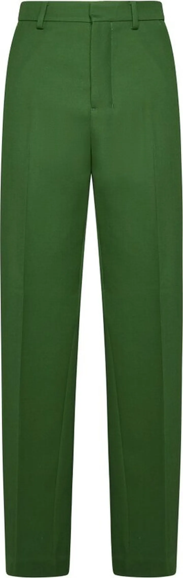 AMI Pleat Straight-Leg Trousers