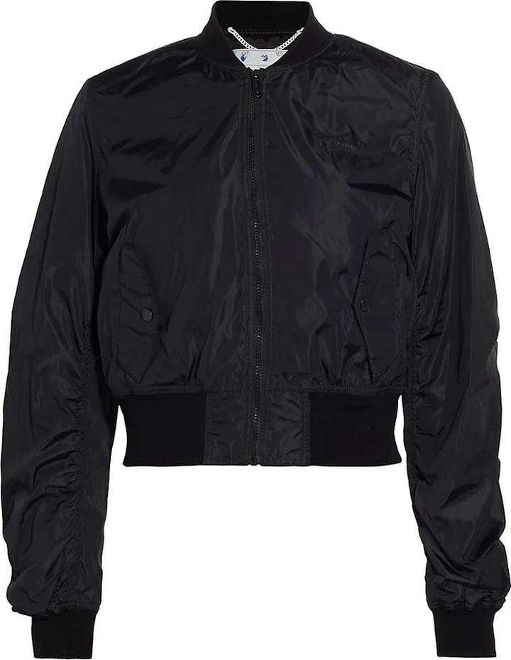 Diagonal Bomber Jacket