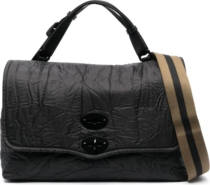 Postina crinkled-effect tote bag