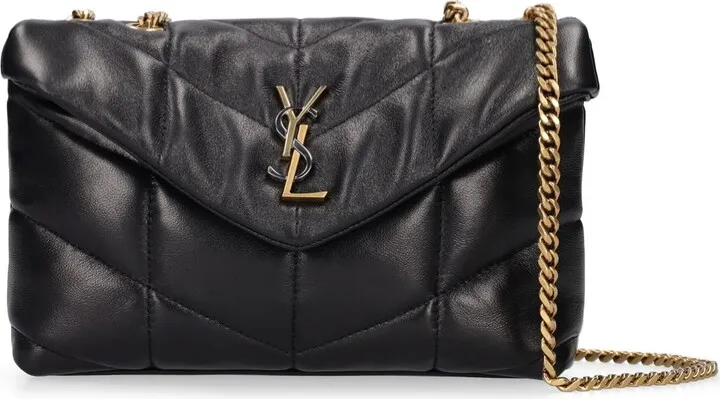 Mini Puffer leather shoulder bag