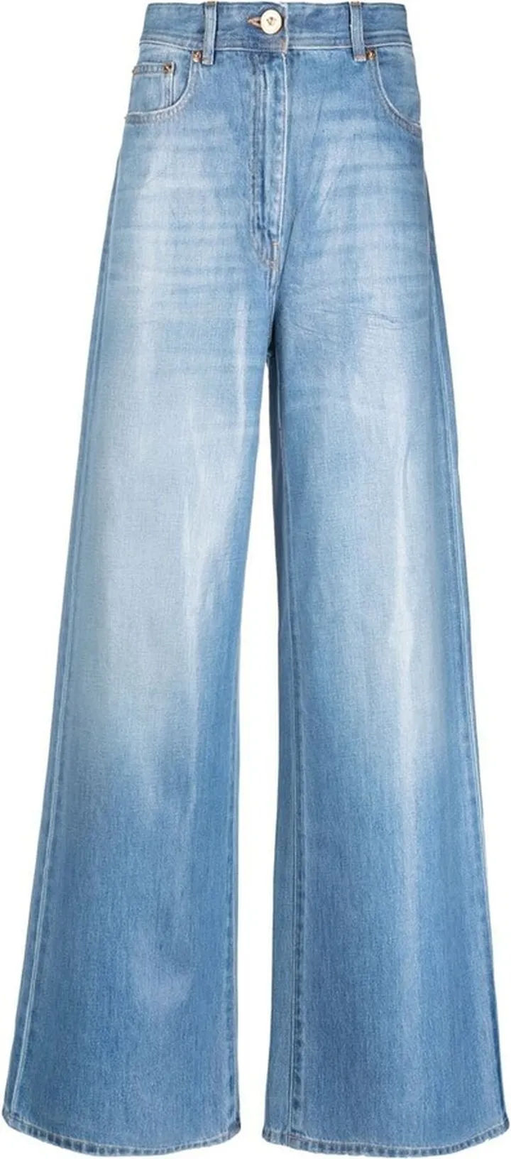 High-Waisted Wide Leg Jeans