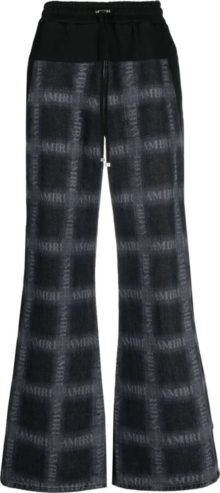 Logo Check-Print Track Pants