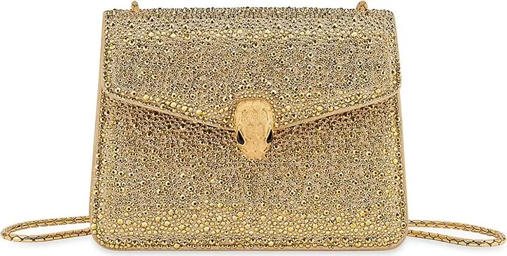 Serpenti Crystal Dust Crossbody Bag