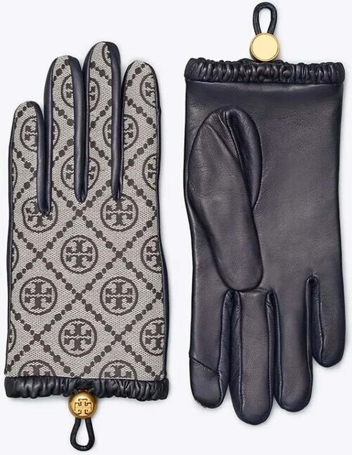 T Monogram Gloves