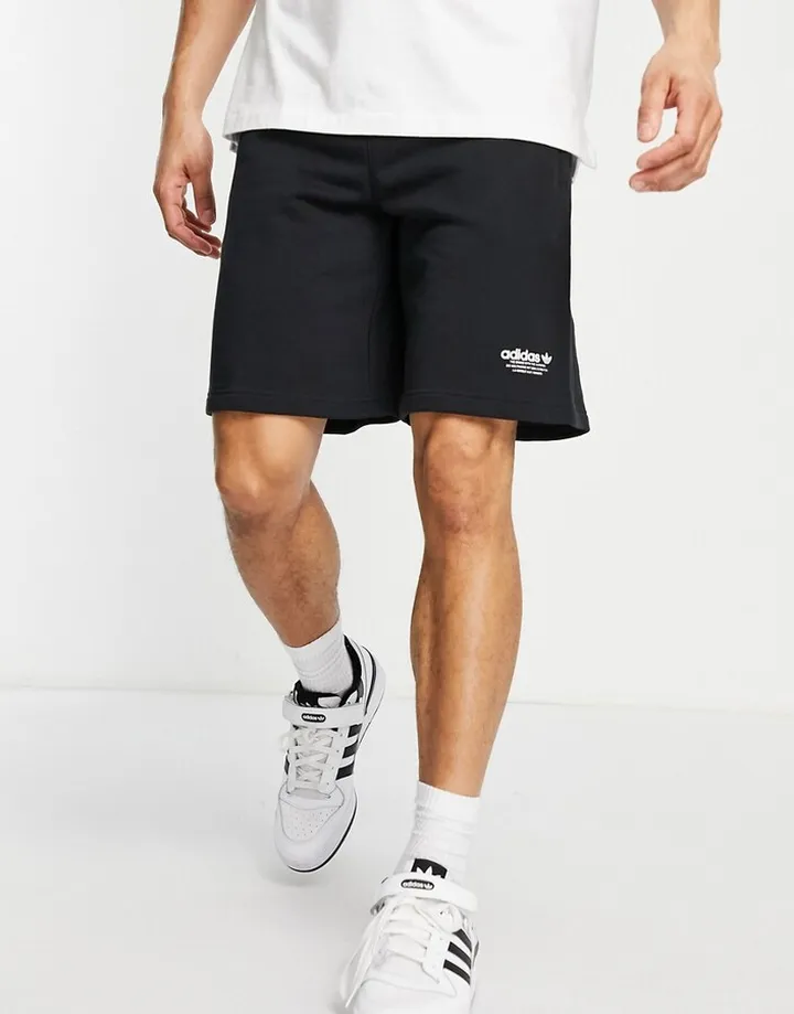 adidas Originals United shorts in black