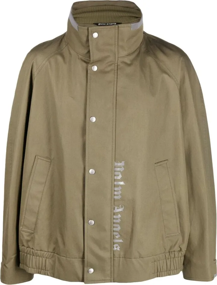 Logo-Print Bomber Jacket