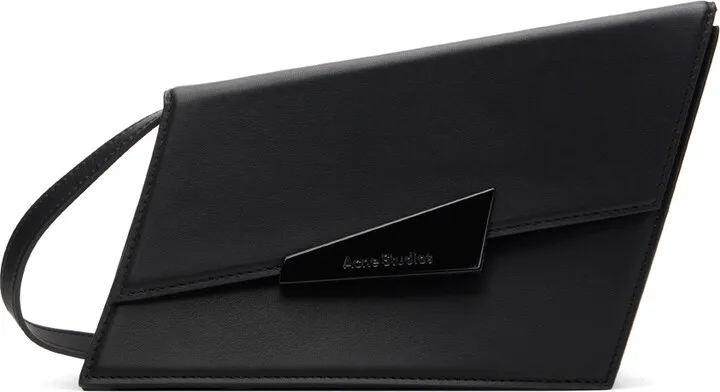 Acne Studios Black Mini Distortion Shoulder Bag