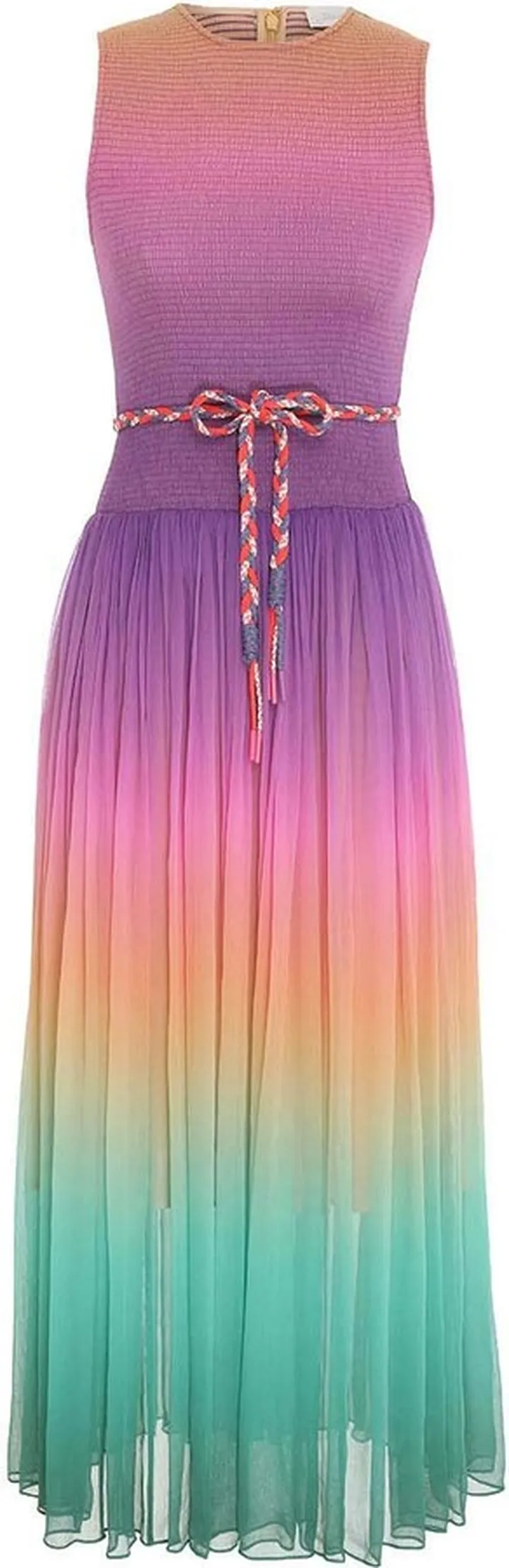 Cira Shirred Midi Dress