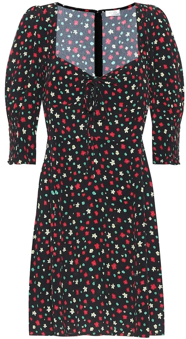Larissa printed crepe dress