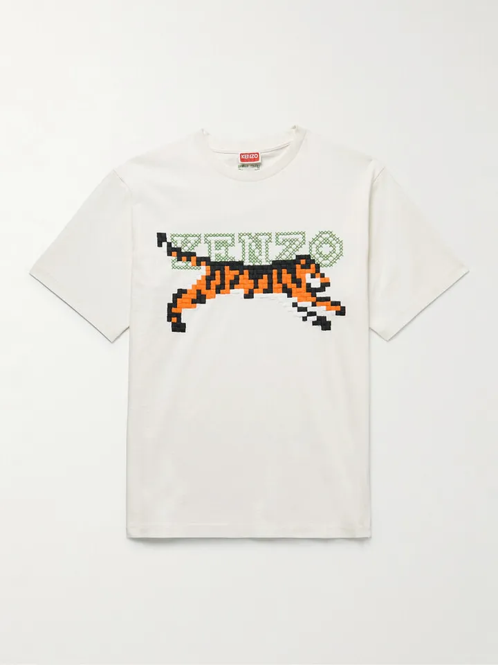 Logo-Embroidered Cotton-Jersey T-Shirt