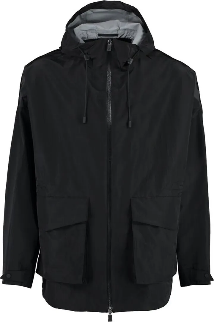 Herno Drawstring Hooded Coat
