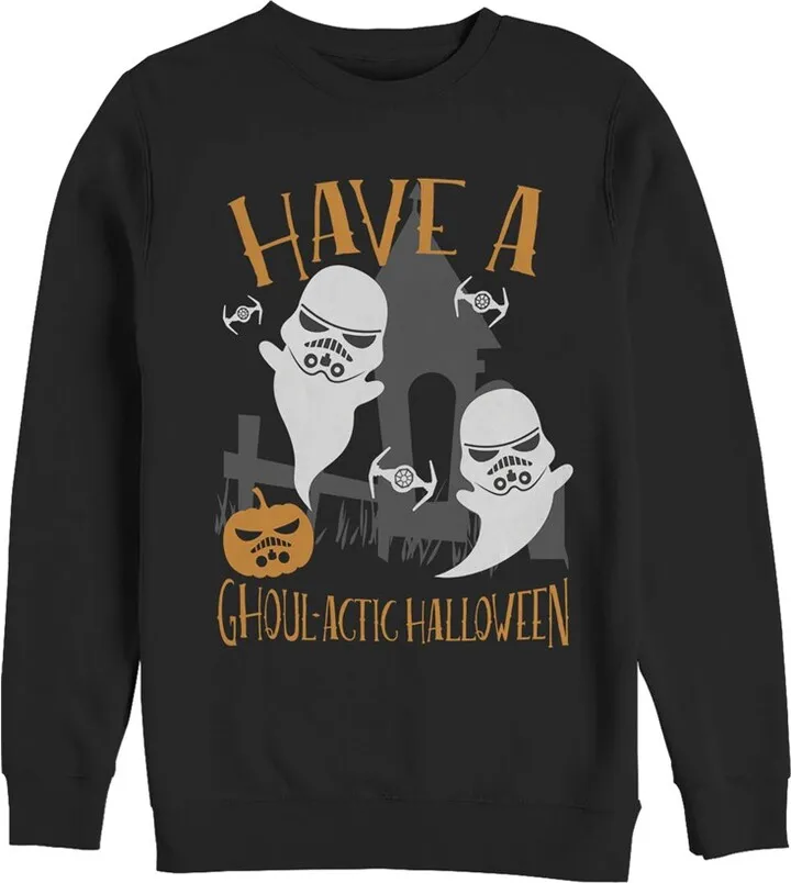 Men's Star Wars Ghoulactic Halloween Stormtrooper Sweatshirt - Black - 2X Large
