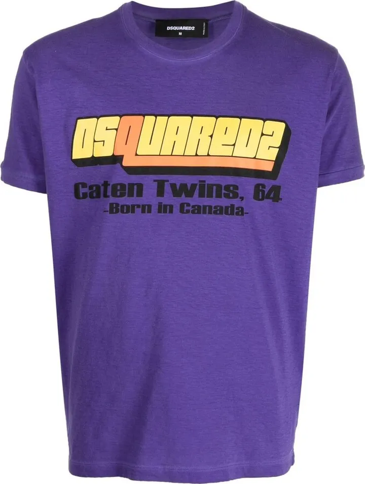 logo-print cotton T-shirt