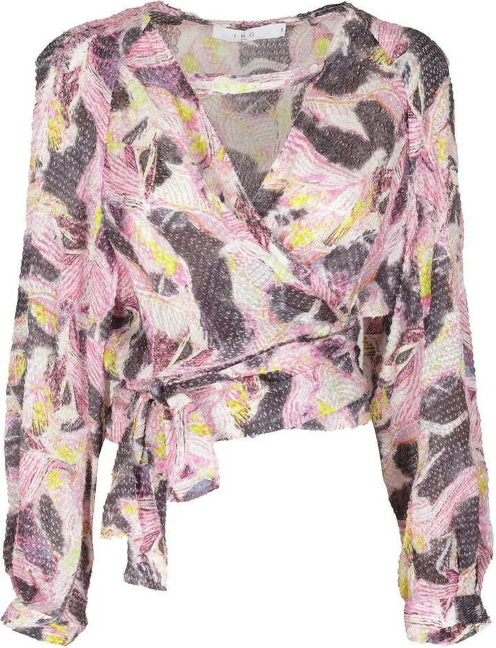 Freddi Long-sleeved Cropped Blouse