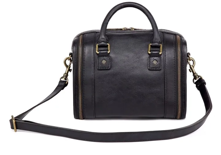 Old Trend Women's Genuine Leather Mini Trunk Crossbody Bag
