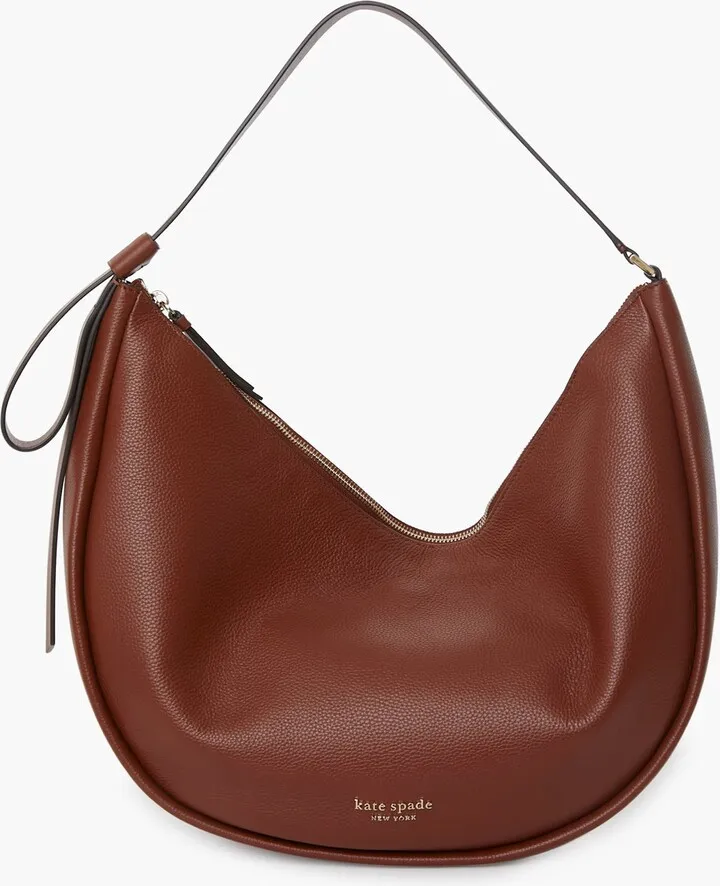 Deep Umber Smile Large Shoulder Bag
